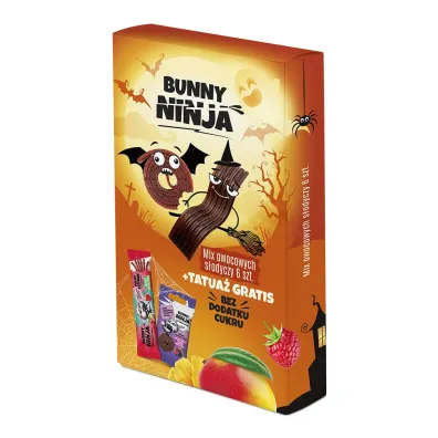Bunny Ninja Halloween owocowe s�odycze 93 g