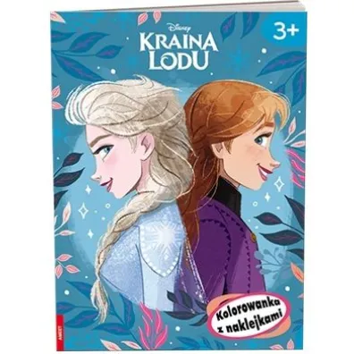 Disney Kraina Lodu. Kolorowanka z naklejkami