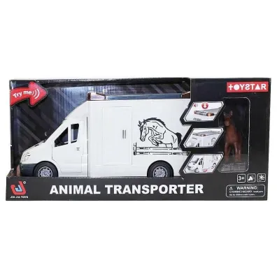 Auto do transportu koni �wiat�o i d�wi�k Adar
