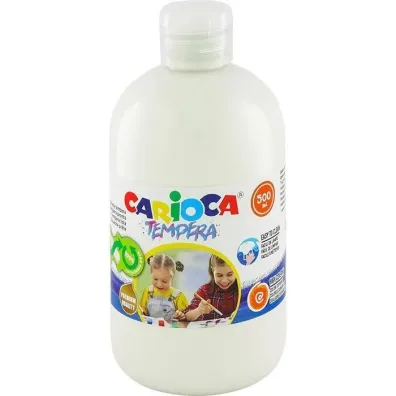 Carioca Farba tempera N bia�a 500ml