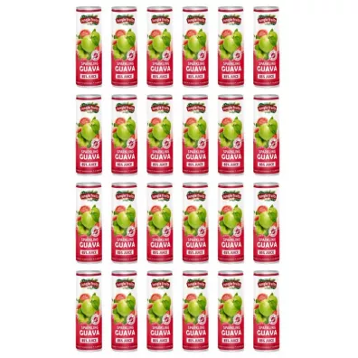 Jungle Fruits Napj gazowany z sokiem z guawy Zgrzewka 24 x 330 ml