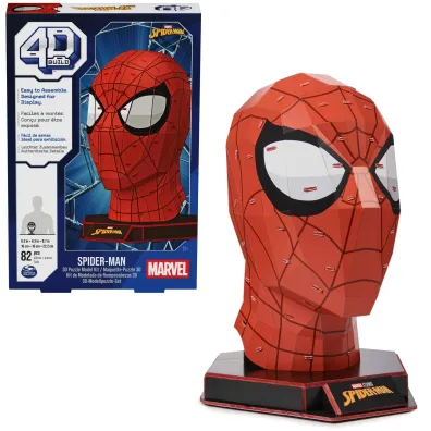 Puzzle 82 el. 4D Maska Spiderman`a Spin Master