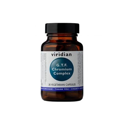 Viridian GTF Chrom - suplement diety 30 kaps.