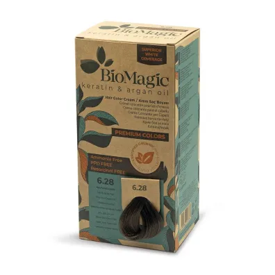 Biomagic Farba do w�os�w popielato per�owy ciemny blond (6.28) 170 ml