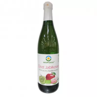 Bio Food Ocet jabkowy niefiltrowany 500 ml Bio