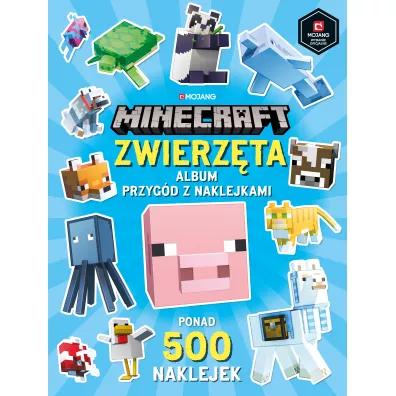 Minecraft. Zwierzta. Album przygd z naklejkami