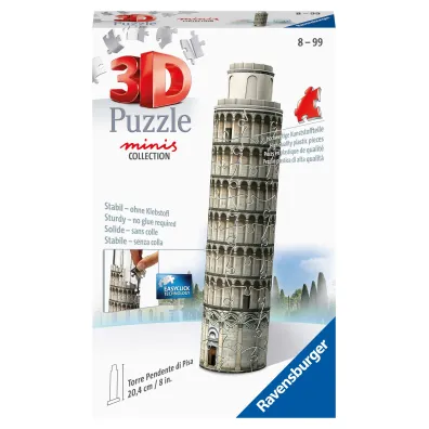 Puzzle 54 el. 3D Mini budowle. Krzywa Wie�a w Pizie Ravensburger
