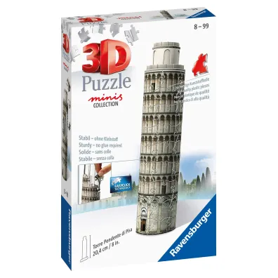 Puzzle 54 el. 3D Mini budowle. Krzywa Wie�a w Pizie Ravensburger