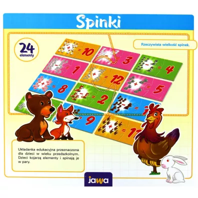 Spinki. Dodawanie i odejmowanie Jawa