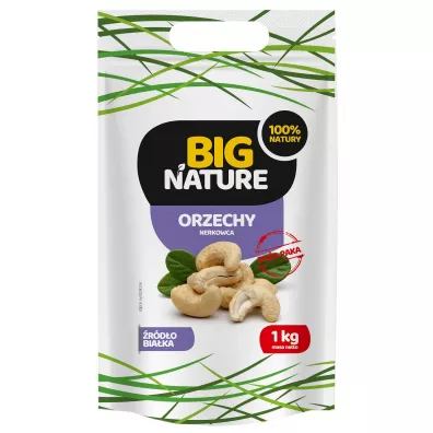 Big Nature Orzechy nerkowca ca�e Du�a Paka 1 kg