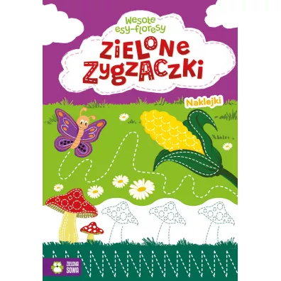 Weso�e esy-floresy. Zielone zygzaczki