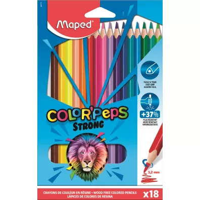 Maped Kredki Colorpeps Strong tr�jk�tne 18 szt.
