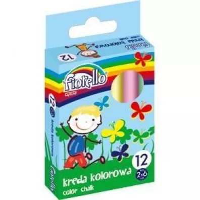 Kreda Fiorello kolorowa 6 kolorw 12 szt.