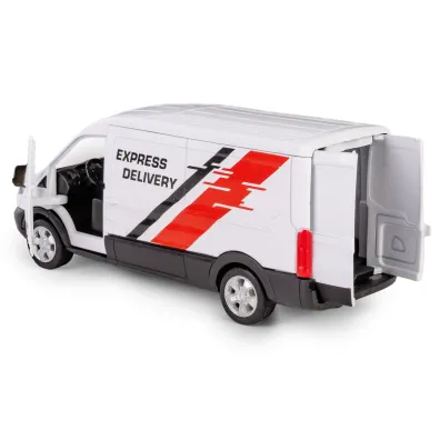 Rmz city ford transit van 2018 bia�y w skali 1:43 Daffi