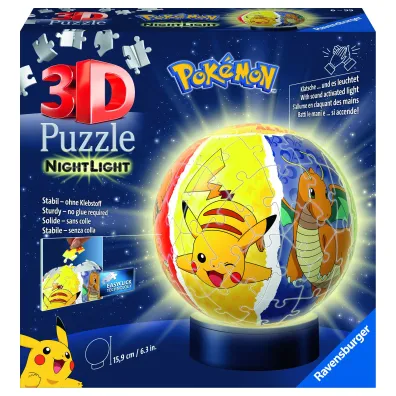 Puzzle 72 el. 3D �wiec�ca kula Pokemon Ravensburger