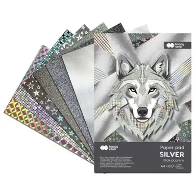 Blok Hobby Silver A4 150-230g. 10ark. Happy Color