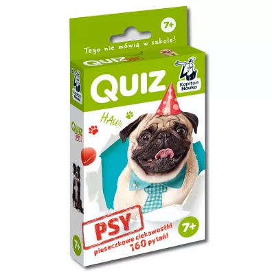 Kapitan Nauka. Quiz. Psy 7+
