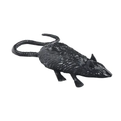 Szczur plastikowy 6cm czarny