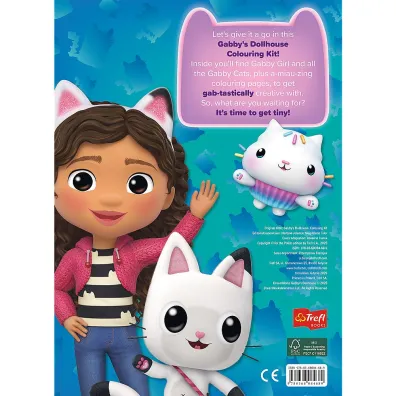Koci domek Gabi. Kolorowanka. Malbuch. Colouring book. Gabby's Dollhouse