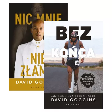 Pakiet: Nic mnie nie zamie. Zapanuj nad swoim umysem i pokonaj przeciwnoci losu, Bez koca. Uwolnij umys i wygraj wewntrzn walk - David Goggins