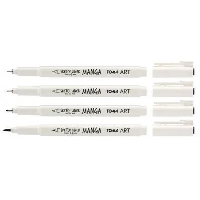 Toma Cienkopisy Manga Sketch Liner 4 szt.