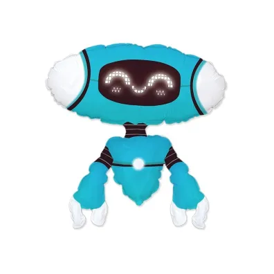 Balon foliowy Robot Blue 60cm