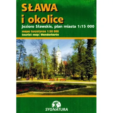 Mapa - S�awa i okolice 1:15 000