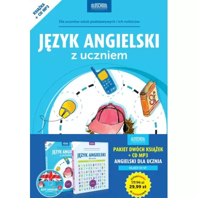Pakiet J�zyk angielski z uczniem. Klasy 4-6: 2 ksi��ki, p�yta CD