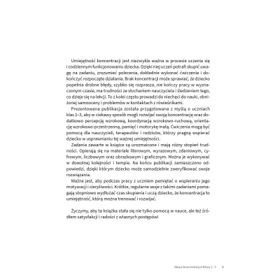 Akcja: Koncentracja! �wiczenia na koncentracj� i spostrzegawczo��  klasy 1&ndash;3