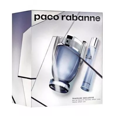 Paco Rabanne Invictus zestaw dla m�czyzn woda toaletowa spray + woda toaletowa spray 100 ml + 20 ml