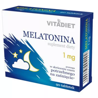 Vitadiet Melatonina 1 mg - suplement diety 90 tab.