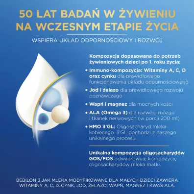 Bebilon 3 Pronutra-Advance Od�ywcza formu�a na bazie mleka po 1. roku �ycia 800 g
