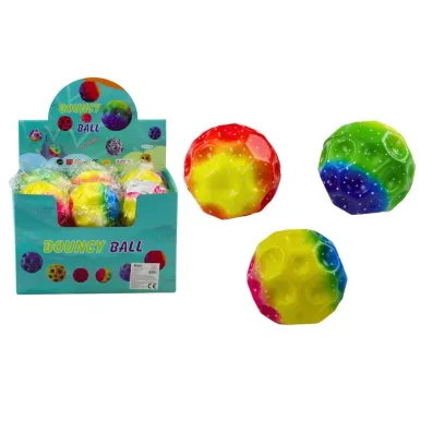 Pi�eczka �wiec�ca 9,5cm MIX LeanToys
