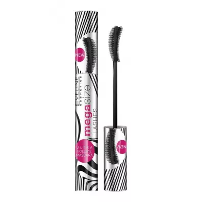 Eveline Cosmetics Mega Size Lashes Mascara pogrubiajco-wyduajcy tusz do rzs 10 ml