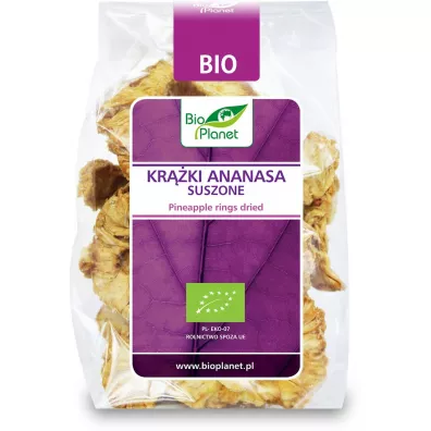 Bio Planet Ananas suszony kr��ki 100 g Bio