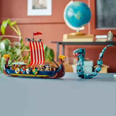 LEGO Creator Statek wiking�w i w�� z Midgardu 31132