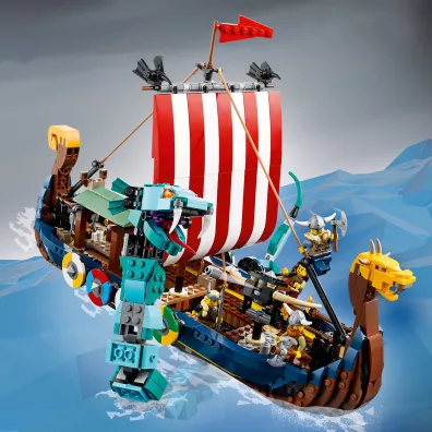 LEGO Creator Statek wiking�w i w�� z Midgardu 31132
