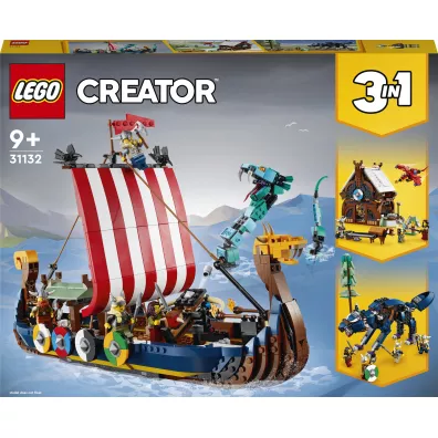 LEGO Creator Statek wiking�w i w�� z Midgardu 31132