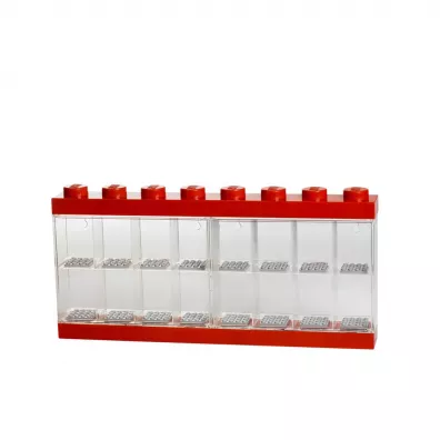 Gablotka na 16 minifigurek LEGO Czerwona