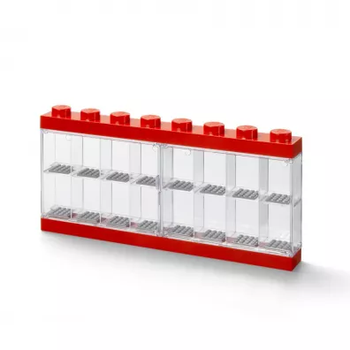 Gablotka na 16 minifigurek LEGO Czerwona