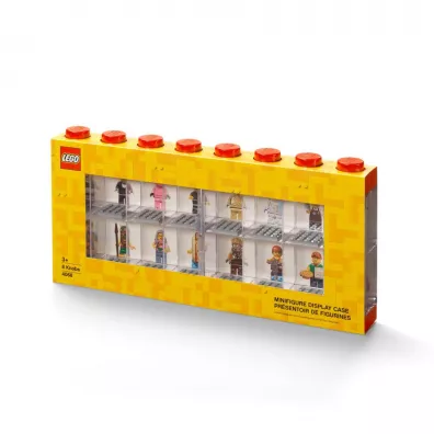 Gablotka na 16 minifigurek LEGO Czerwona