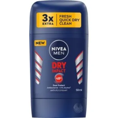 Nivea Men Dry Impact Antyperspirant w sztyfcie 50 ml