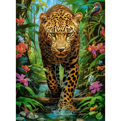Puzzle 2000 el. Leopard in the Wild Castorland