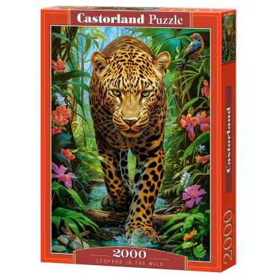 Puzzle 2000 el. Leopard in the Wild Castorland
