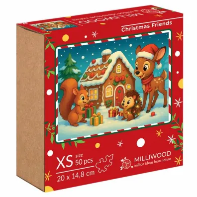 Puzzle drewniane 90 el. �wi�teczni przyjaciele Alexander