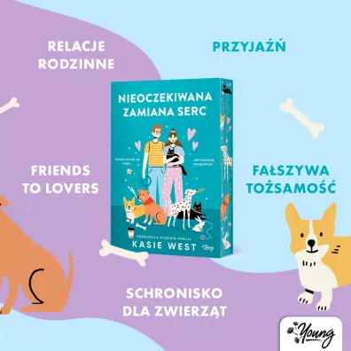 Nieoczekiwana zamiana serc (barwione brzegi)