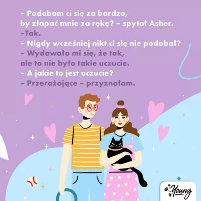 Nieoczekiwana zamiana serc (barwione brzegi)