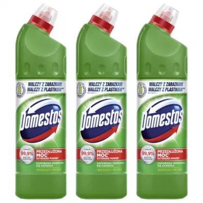 Domestos P�yn do WC Pine Fresh Zestaw 3 x 750 ml