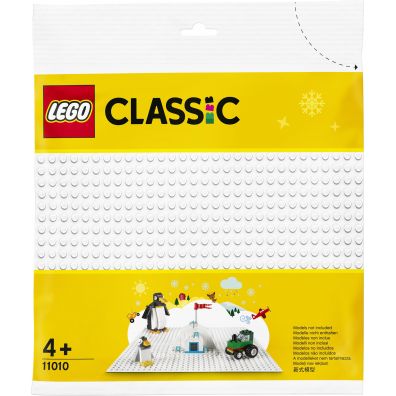 LEGO Classic Biaa pytka konstrukcyjna 11010