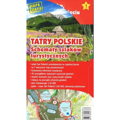 Tatry Polskie. Schematy szlak�w turystycznych